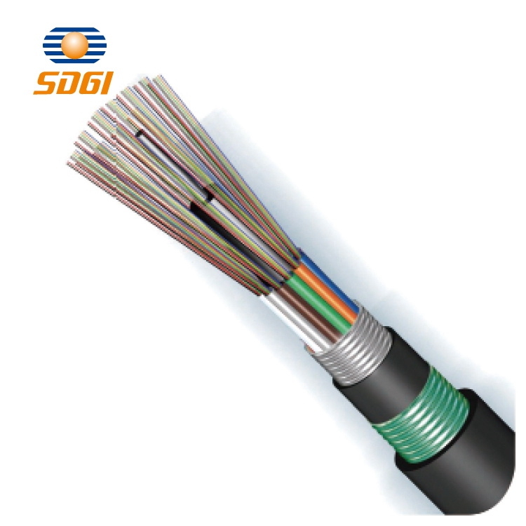 Stranded Loose Tube Double Sheath Optical Fiber Cable  GYTA53 (2-432 cores)