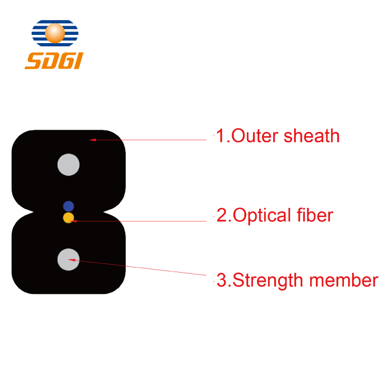 Indoor FTTH Drop Cable